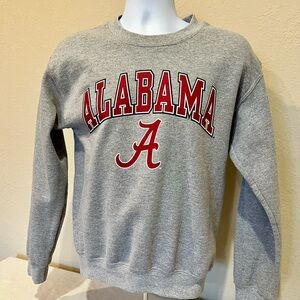 University of Alabama Gildan Gray and Red Crewneck Sweater’s